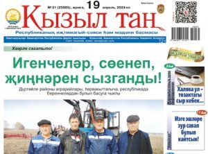 Read more about the article Мы на страницах республиканской газеты «Кызыл Тан»